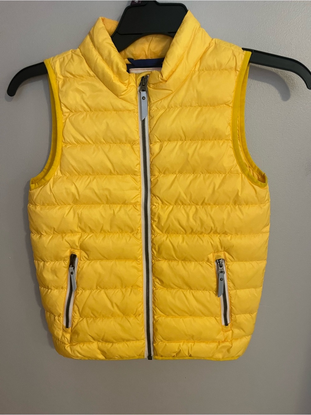 Hanna Andersson Bright Yellow Quilted Puffer Vest